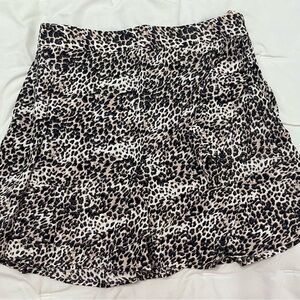 Leopard Print Women's Skirt